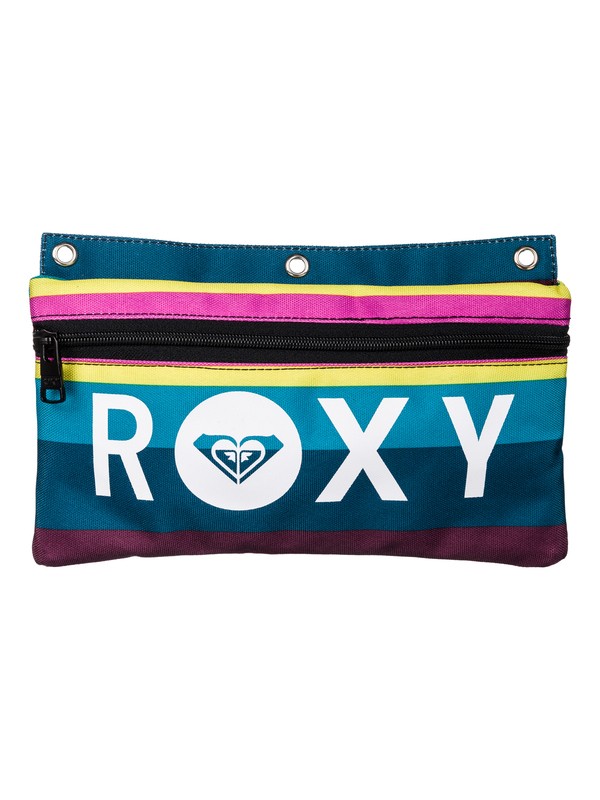 roxy, Pen Pals US Pencil Case, STELLA STRIPE BRW6 (brw6) 0 Pen Pals US Pencil Case ERJAA03015 Roxy