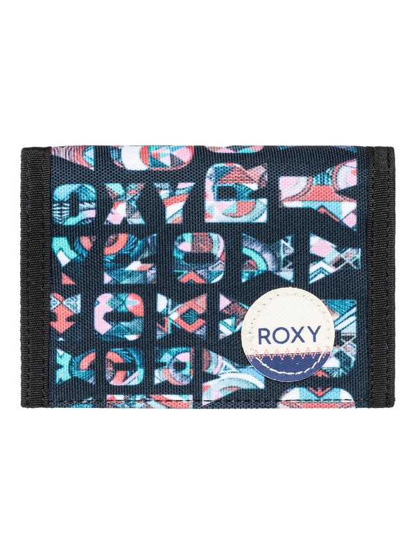 roxy, Small Beach - Hook & Loop Wallet, ANTHRACITE SMALL URBAN FLAVOR (xkbm) 0 Small Beach - Hook & Loop Wallet ERJAA03307 Roxy