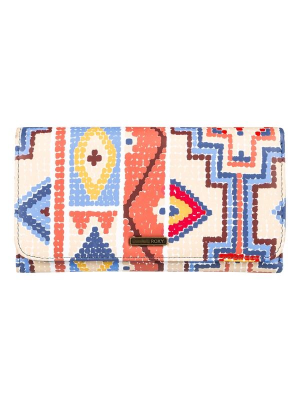 roxy, My Long Eyes - Snap Closure Wallet, PALE DOGWOOD PASADENA BLANKET (nds7) 0 My Long Eyes - Snap Closure Wallet Orange ERJAA03309 Roxy