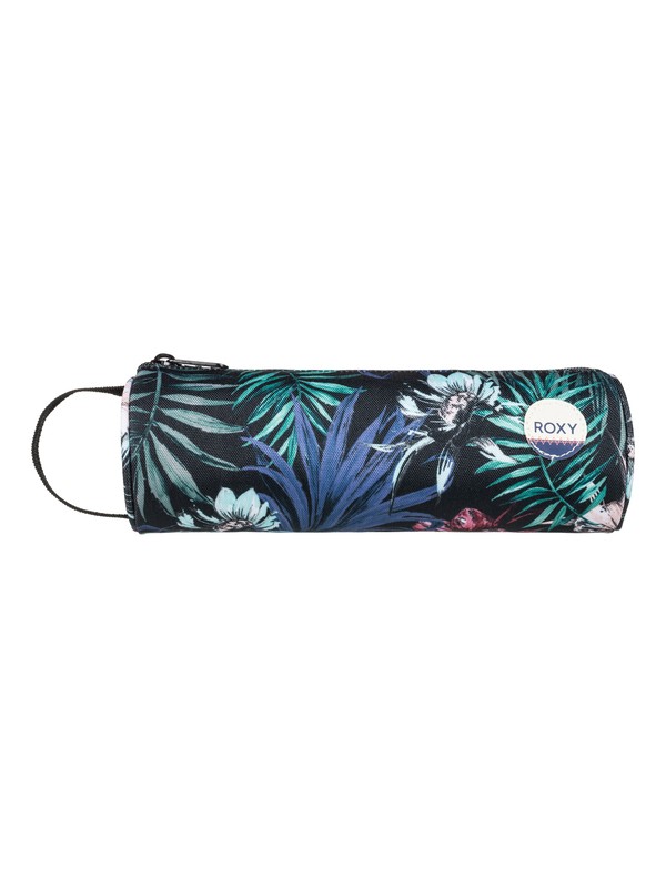 roxy, Off The Wall - Pencil Case, ANTHRACITE SWIM BELHARRA FLOWE (kvj6) 0 Off The Wall - Pencil Case Black ERJAA03325 Roxy