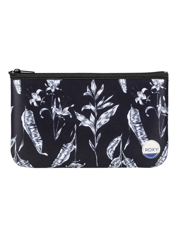 roxy, Pencil Emotions - Pencil Case, ANTHRACITE LOVE LETTER (kvj8) 0 Pencil Emotions - Pencil Case Black ERJAA03328 Roxy