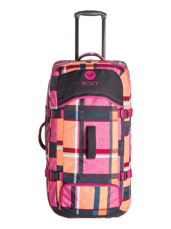 roxy, Long Haul Rolling Travel Bag, MAUNA PLAID (kvj1) 0 Long Haul Rolling Travel Bag ERJBL03042 Roxy