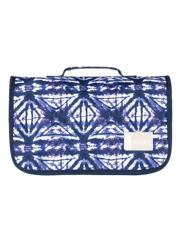 roxy, Waveform - Wash Bag, DRESS BLUES GEOMETRIC FEELING (btk8) 0 Waveform - Wash Bag Blue ERJBL03111 Roxy