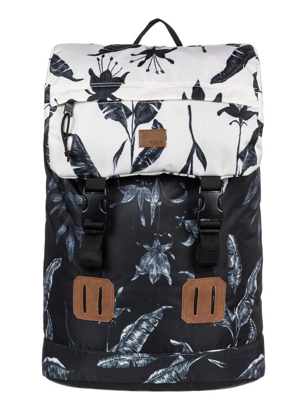 roxy, Sunset Pacific 25L - Medium Backpack, ANTHRACITE LOVE LETTER (kvj8) 0 Sunset Pacific 25L - Medium Backpack Black ERJBP03549 Roxy