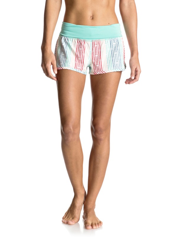 roxy, Endless Printed 2" - Boardshort, OLMEQUE STRIPE COMBO MARSHMALL (wbt3) 0 Endless Printed 2" - Boardshort Blanc ERJBS03068 Roxy