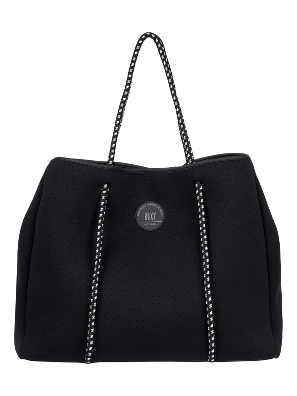 roxy, Salty Candy Neoprene Tote Bag, ANTHRACITE (kvj0) 0 Salty Candy Neoprene Tote Bag ERJBT03046 Roxy