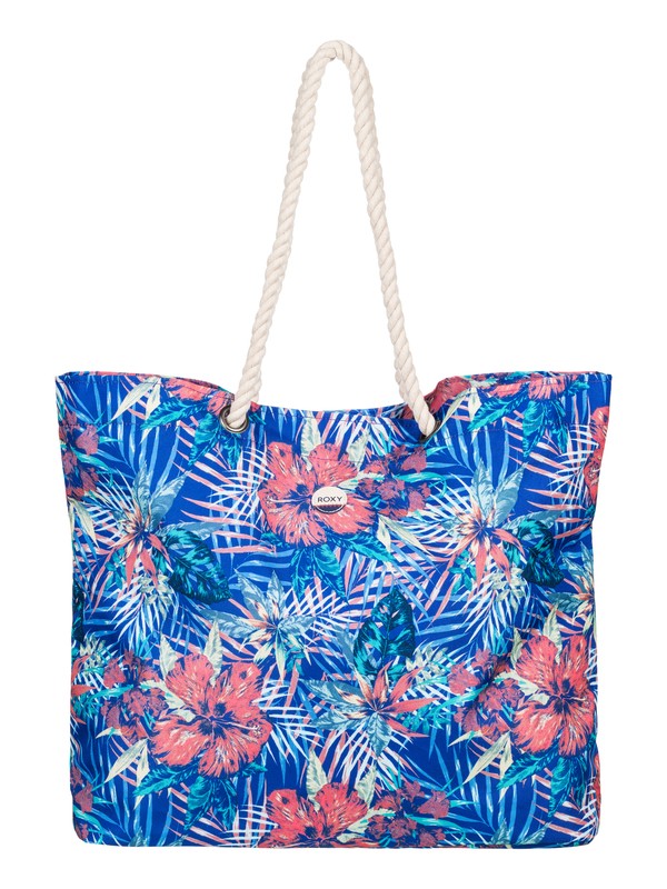 roxy, Printed Tropical Vibe - Sac de plage imprimé, ROYAL BLUE BEYOND LOVE (pqf6) 0 Printed Tropical Vibe - Sac de plage imprimé Violet ERJBT03049 Roxy