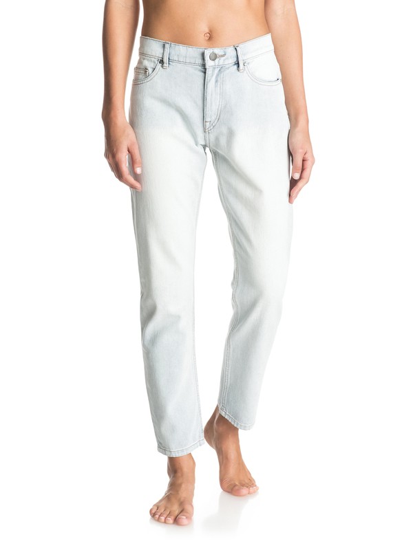 roxy, One Good Shot - High Waist Jeans, BLEACHED BLUE (bfgw) 0 One Good Shot - High Waist Jeans Blau ERJDP03135 Roxy