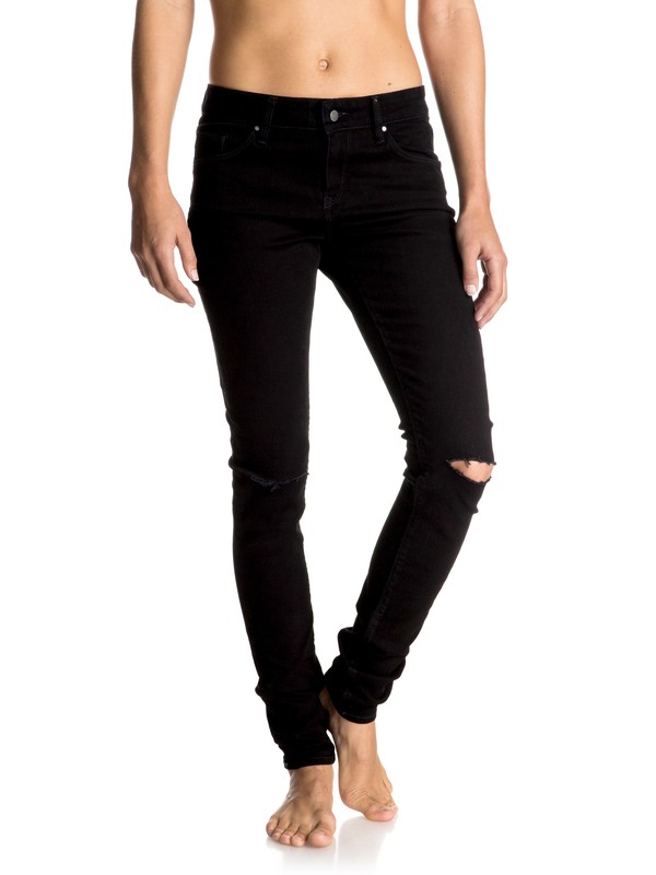 roxy, Rebel Come - Skinny-Jeans, BLACK (ctqw) 0 Rebel Come - Skinny-Jeans Braun ERJDP03136 Roxy