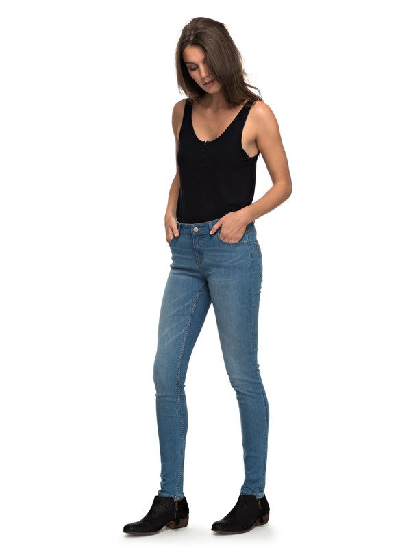 roxy, Suntrippers C - Skinny Fit Jeans, LIGHT BLUE (blcw) 0 Suntrippers C - Skinny Fit Jeans Blue ERJDP03163 Roxy