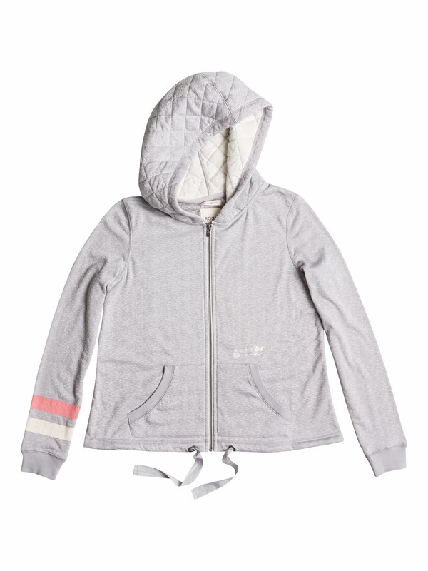 roxy, Cloud Away Zip Hoodie, HERITAGE HEATHER (sgrh) 0 Cloud Away Zip Hoodie ERJFT03165 Roxy