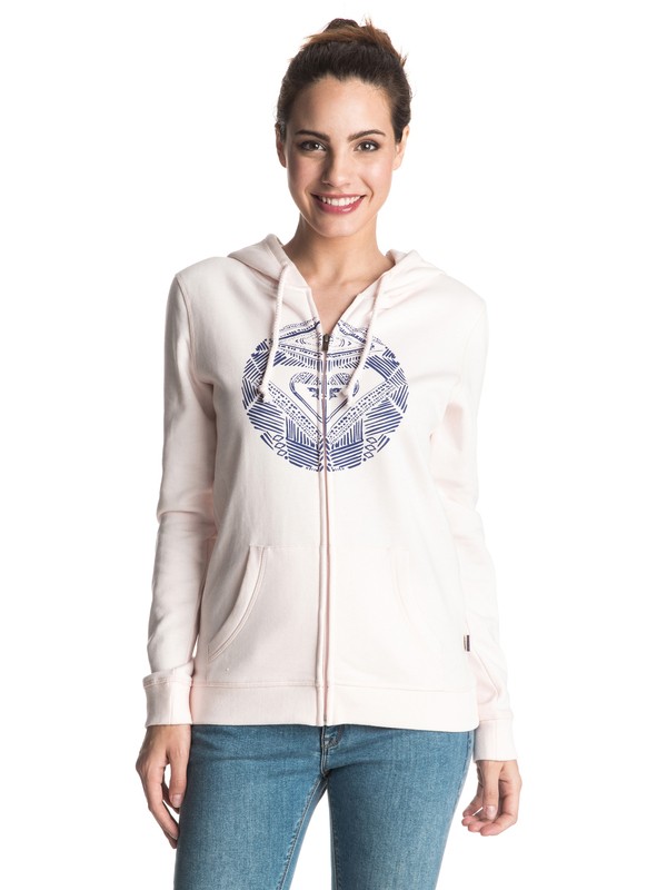 roxy, Толстовка женская на молнии Gary Zipper, HEAVENLY PINK (mcd0) 0 Толстовка женская на молнии Gary Zipper Розовый ERJFT03349 Roxy