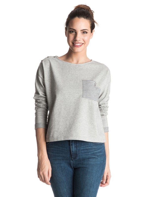 Little Waves - Long Sleeve Top ERJFT03363 0 Little Waves Pullover Sweatshirt ERJFT03363 Roxy