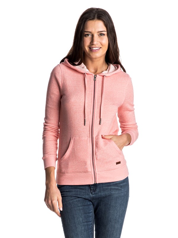 roxy, Женская худи на молнии Signature, LADY PINK (mcz0) 0 Женская худи на молнии Signature Розовый ERJFT03409 Roxy