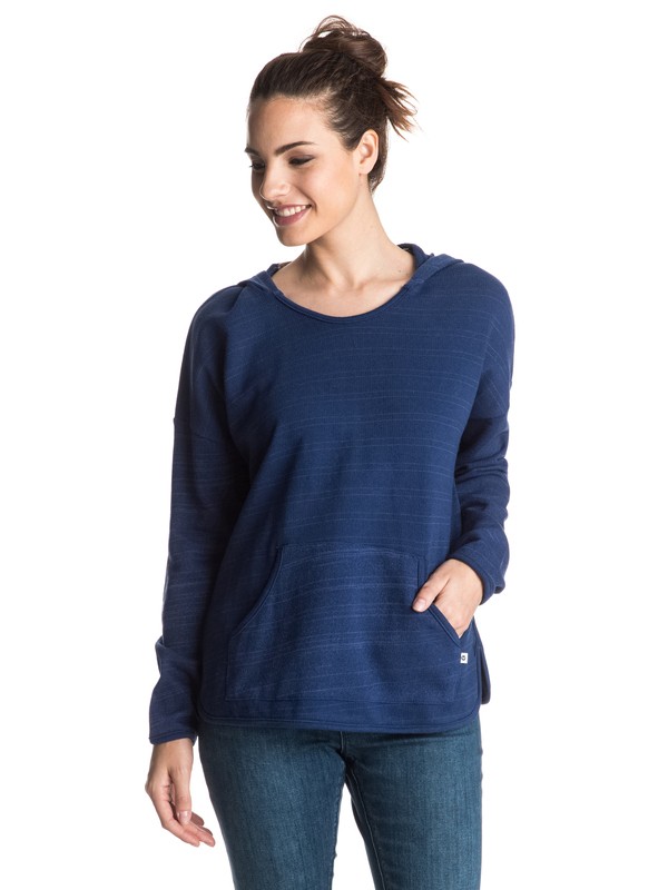 roxy, Romantic Sunset Pullover Hoodie, BLUE PRINT (bsq0) 0 Romantic Sunset Pullover Hoodie Blue ERJFT03422 Roxy