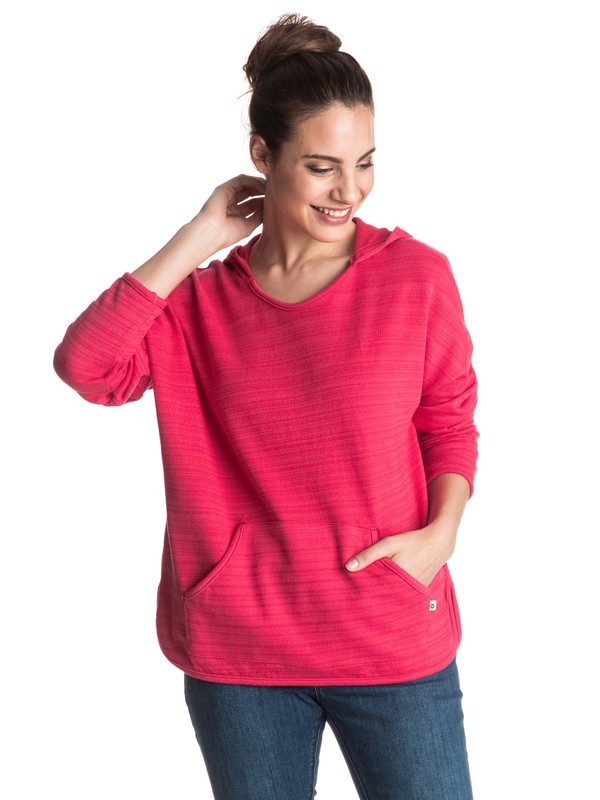 roxy, Romantic Sunset Pullover Hoodie, GERANIUM (mmj0) 0 Romantic Sunset Pullover Hoodie ERJFT03422 Roxy