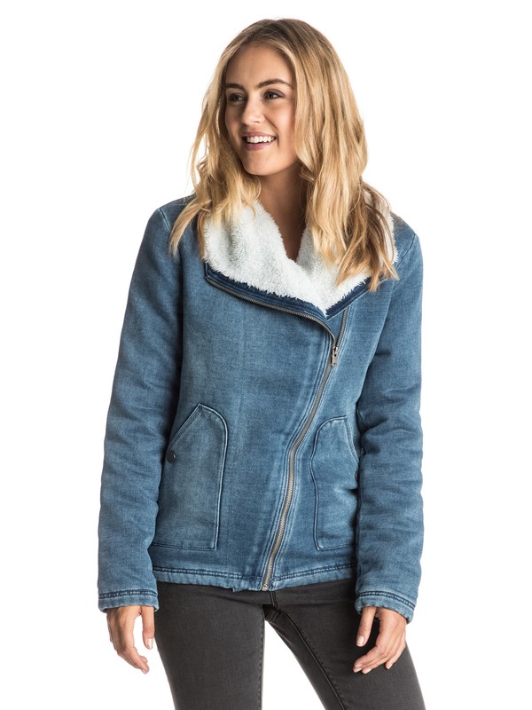 roxy, San Simon Zip Jacket, TRUE NAVY (bpz0) 0 San Simon Zip Jacket Blue ERJFT03431 Roxy