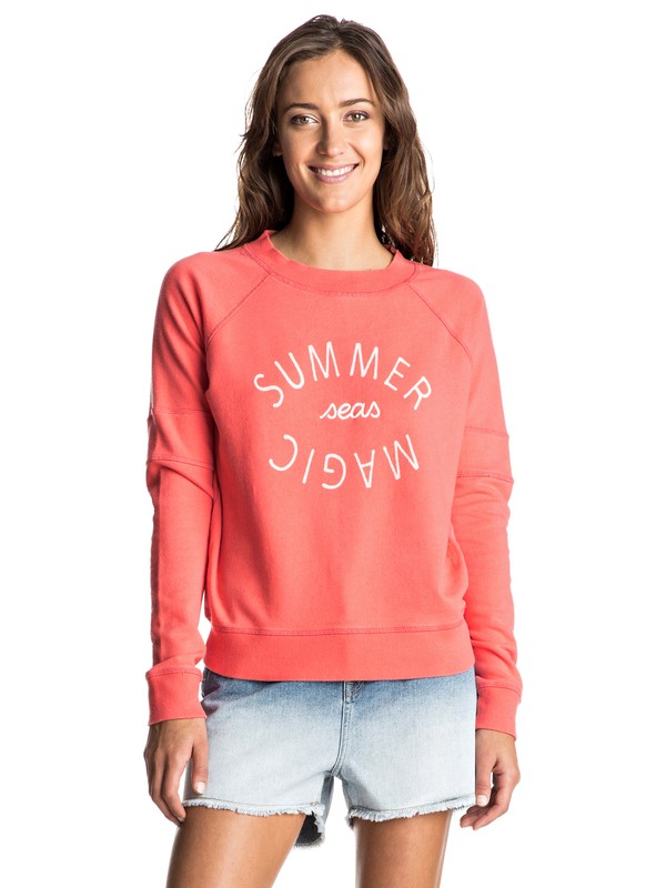 roxy, Толстовка Hollow Dance A, GEORGIA PEACH (mje0) 0 Толстовка Hollow Dance A Розовый ERJFT03465 Roxy