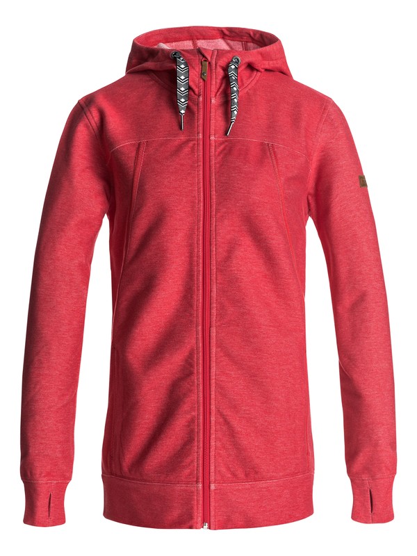 roxy, Frost - Zip-Up Hoodie, LOLLIPOP (rpq0) 0 Frost - Zip-Up Hoodie Red ERJFT03555 Roxy