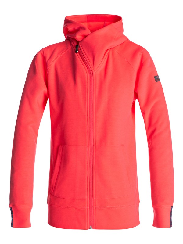 roxy, Wrap It Up - Zip-Up Hoodie, NEON GRAPEFRUIT (nkn0) 0 Wrap It Up - Zip-Up Hoodie Orange ERJFT03563 Roxy