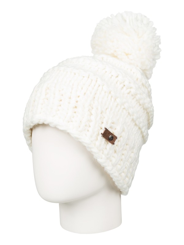 roxy, Winter Beanie, BRIGHT WHITE (wbb0) 0 Winter Beanie White ERJHA03089 Roxy
