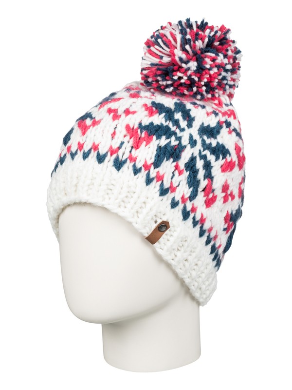 roxy, Djuni Beanie, BRIGHT WHITE (wbb0) 0 Djuni Beanie White ERJHA03092 Roxy