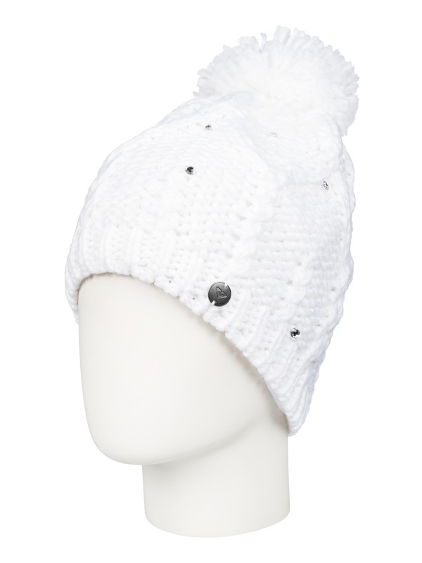 roxy, Shooting Star Beanie, BRIGHT WHITE (wbb0) 0 Shooting Star Beanie White ERJHA03104 Roxy