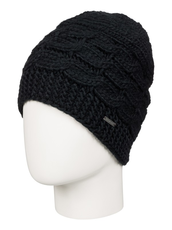 roxy, Winter Lov Beanie, TRUE BLACK (kvj0) 0 Winter Lov Beanie Black ERJHA03172 Roxy
