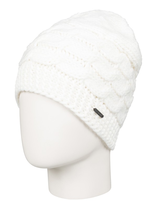 roxy, Winter Lov Beanie, PRISTINE (wza0) 0 Winter Lov Beanie White ERJHA03172 Roxy