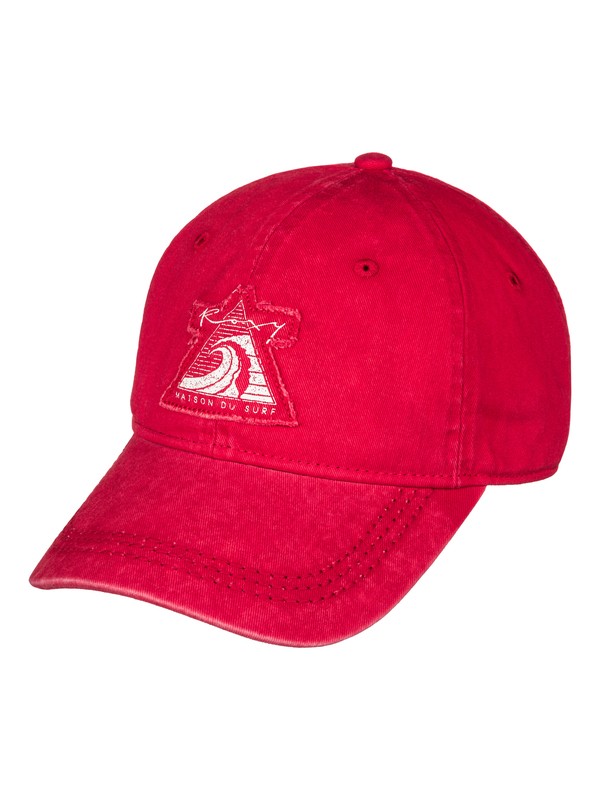 roxy, Dear Believer Baseball Hat, HIBISCUS (rmz0) 0 Dear Believer Baseball Hat Red ERJHA03205 Roxy