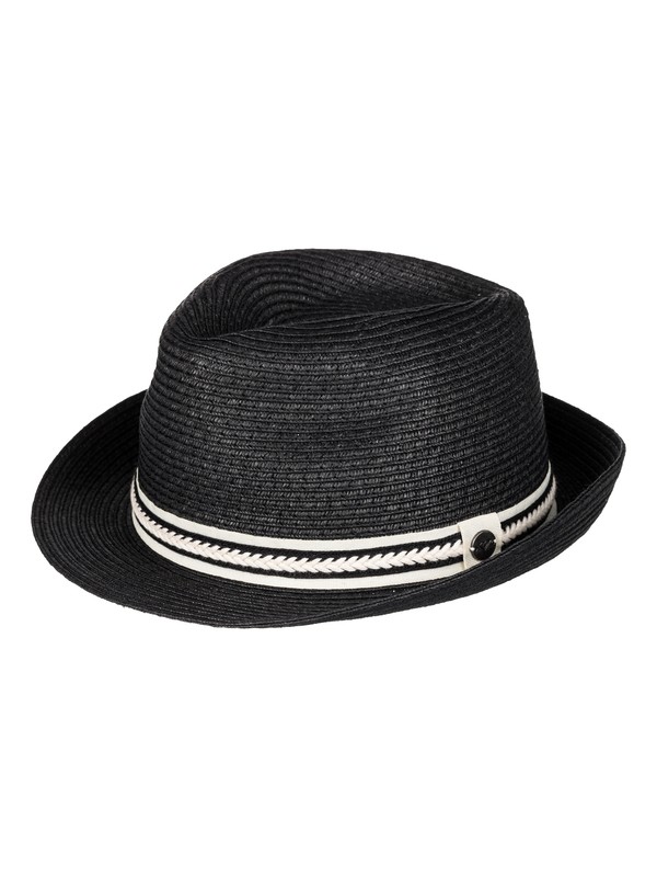 roxy, Sentimiento Straw Fedora, ANTHRACITE (kvj0) 0 Sentimiento Straw Fedora Black ERJHA03218 Roxy