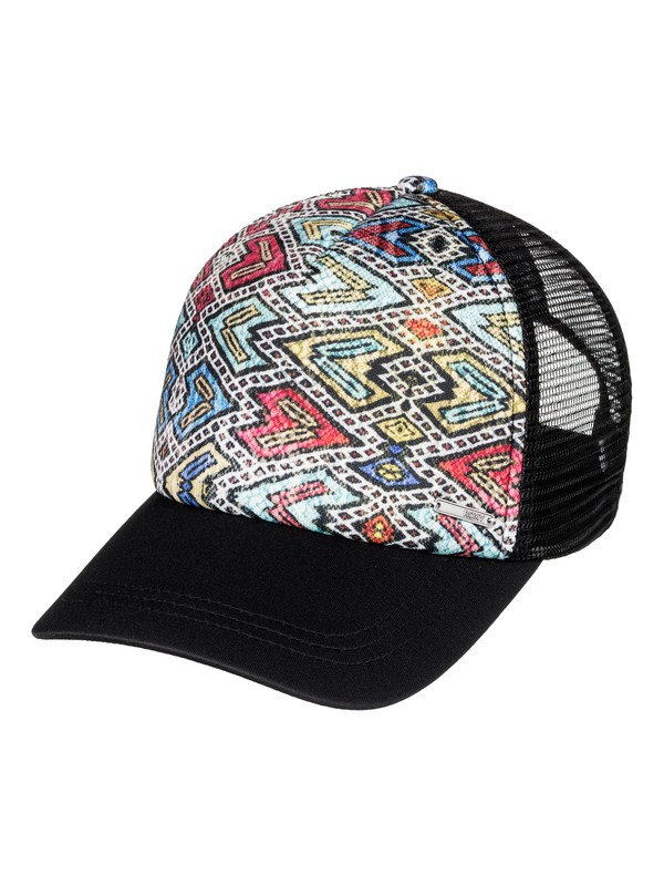 roxy, Water Come Down Trucker Hat, REGATA SOARING EYES (bla6) 0 Water Come Down Trucker Hat Multicolor ERJHA03228 Roxy