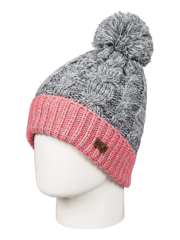 roxy, Anae - Berretto con risvolto, HERITAGE HEATHER (sgrh) 0 Anae - Berretto con risvolto Gray ERJHA03273 Roxy