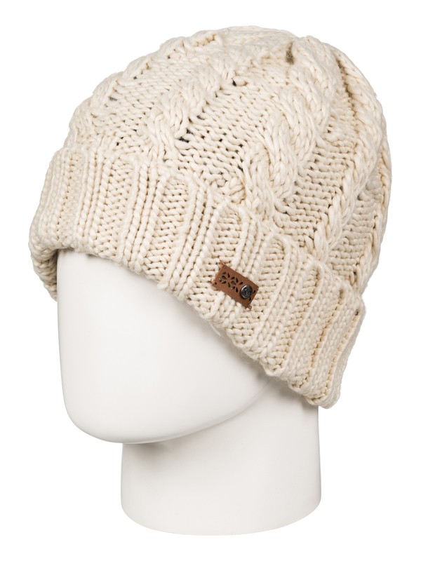 roxy, Tram - Berretto con risvolto, ANGORA (tee0) 0 Tram - Berretto con risvolto Beige ERJHA03295 Roxy