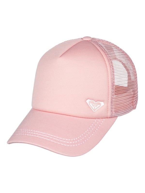 roxy, Finishline Trucker Hat, ROSE TAN (mhb0) 0 Finishline Trucker Hat Pink ERJHA03320 Roxy