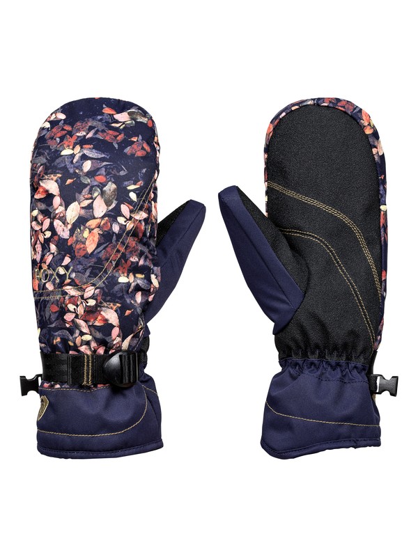 roxy, ROXY Jetty - Snowboard/Ski Mittens, PEACOAT_WATERLEAF (btn4) 0 ROXY Jetty - Snowboard/Ski Mittens Blue ERJHN03064 Roxy