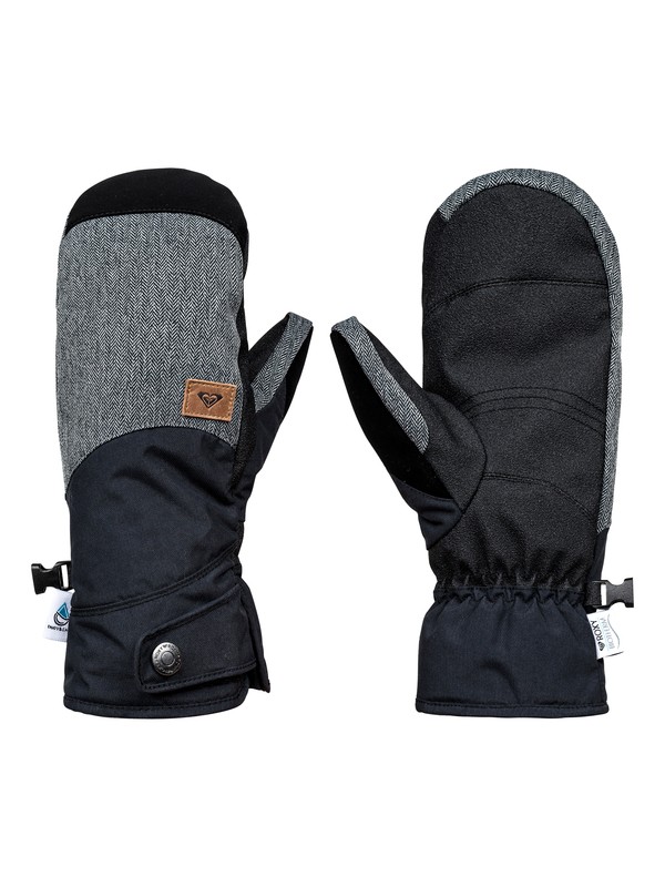 roxy, Vermont - Snowboard- / Ski-Fäustlinge, TRUE BLACK (kvj0) 0 Vermont - Snowboard- / Ski-Fäustlinge Schwarz ERJHN03066 Roxy