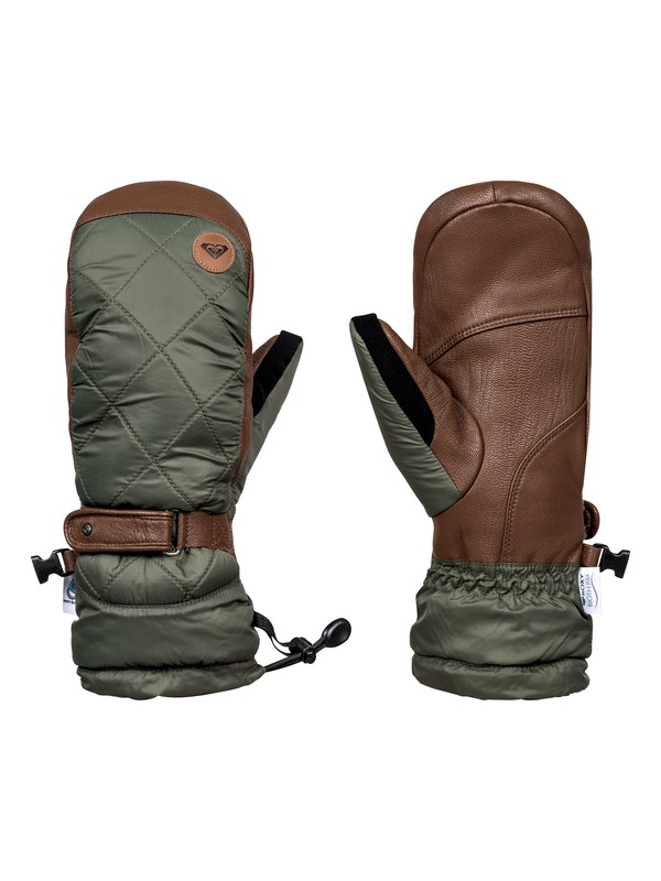 roxy, Victoria - Snowboard/Ski Mittens, DUST IVY (gqm0) 0 Victoria - Snowboard/Ski Mittens Green ERJHN03067 Roxy