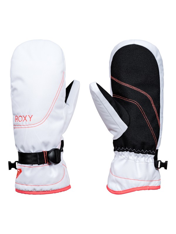 roxy, ROXY Jetty - Snowboard/Ski Mittens, BRIGHT WHITE (wbb0) 0 ROXY Jetty - Snowboard/Ski Mittens White ERJHN03071 Roxy