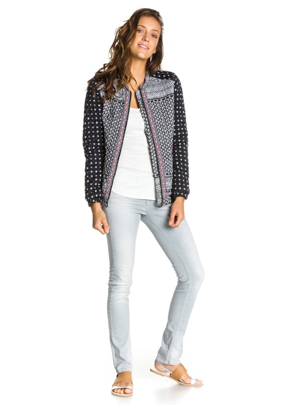 roxy, Fresh Wind Jacket, PAVATI BORDER FRESH WIND (kvj6) 0 Fresh Wind Jacket ERJJK00005 Roxy