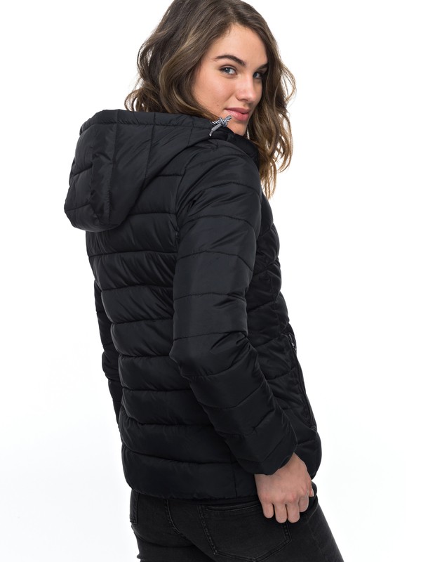 roxy, Forever Freely Puffer Jacket, TRUE BLACK (kvj0) 0 Forever Freely Puffer Jacket Black ERJJK03158 Roxy