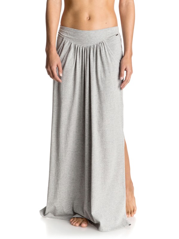 roxy, Sounds Of Silence - Maxi Skirt, HERITAGE HEATHER (sgrh) 0 Sounds Of Silence - Maxi Skirt Grey ERJKK03012 Roxy