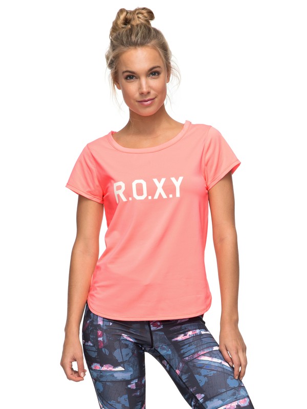 roxy, Shiny Way - Funktionelles T-Shirt, LADY PINK (mcz0) 0 Shiny Way - Funktionelles T-Shirt Rosa ERJKT03297 Roxy