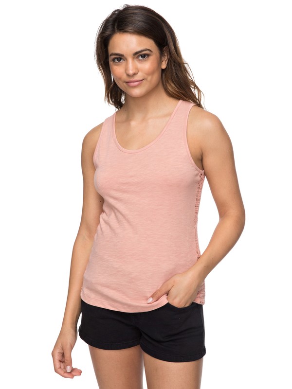 roxy, Aloha Sun - Vest Top, ROSE TAN (mhb0) 0 Aloha Sun - Vest Top Pink ERJKT03350 Roxy