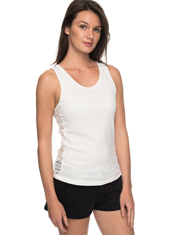 roxy, Aloha Sun - Vest Top, MARSHMALLOW (wbt0) 0 Aloha Sun - Vest Top White ERJKT03350 Roxy