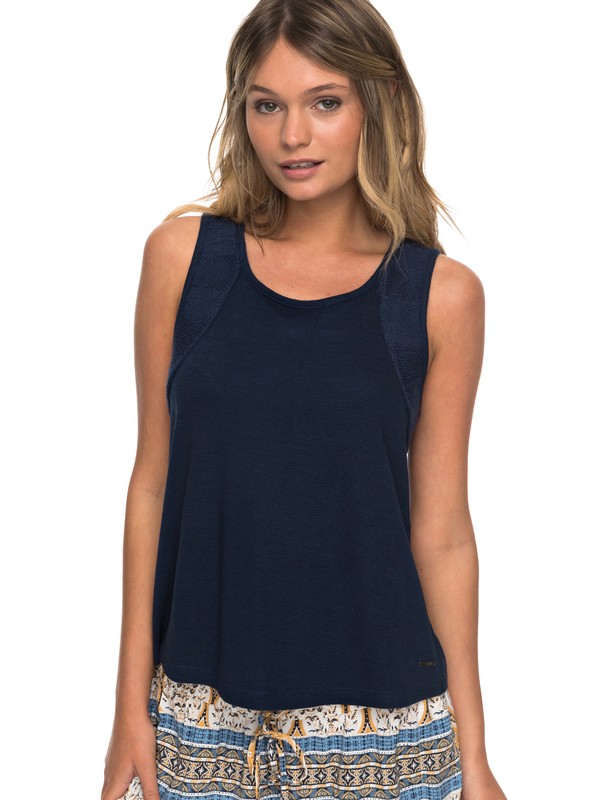 roxy, Last Minute Chance - Oberteil, DRESS BLUES (btk0) 0 Last Minute Chance - Oberteil Blau ERJKT03356 Roxy