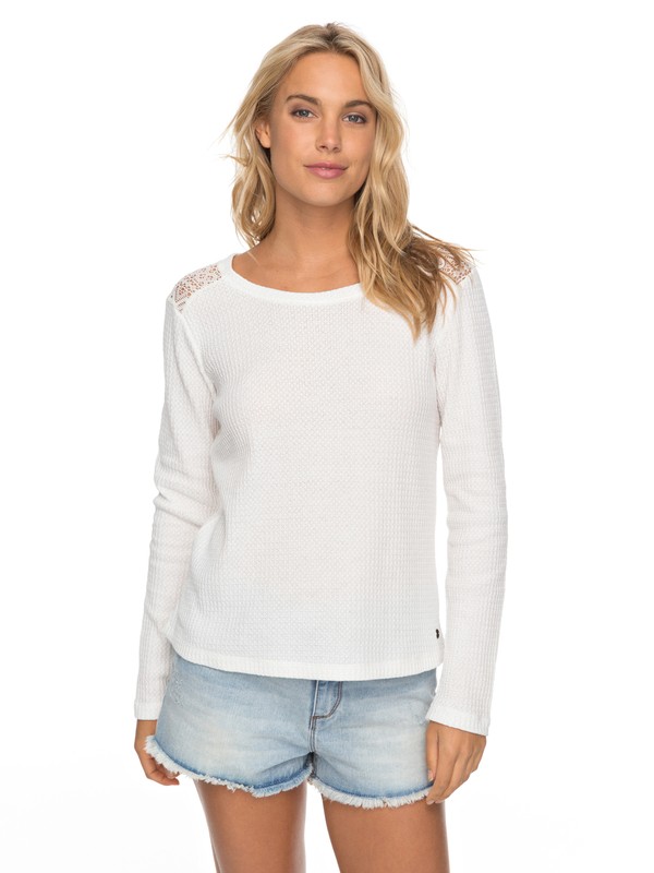 roxy, Break Master - Long Sleeve Top, MARSHMALLOW (wbt0) 0 Break Master - Long Sleeve Top White ERJKT03364 Roxy