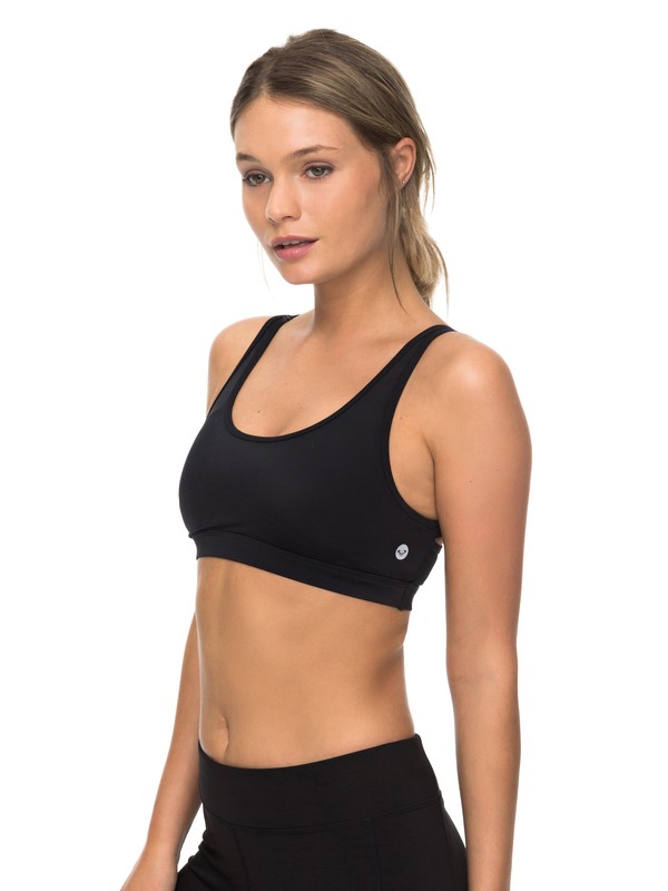 roxy, Tropical Twist - Sport-BH, ANTHRACITE (kvj0) 0 Tropical Twist - Sport-BH Schwarz ERJKT03383 Roxy