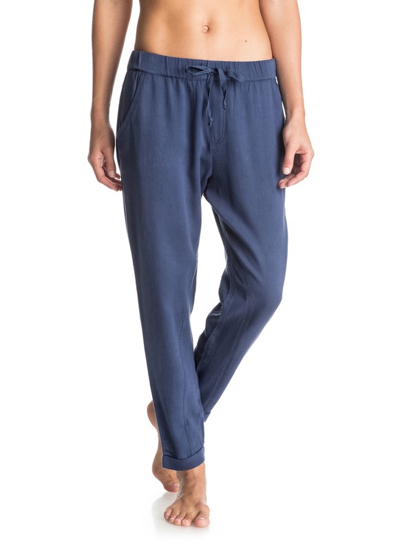 roxy, Time Slip Pants, BLUE PRINT (bsq0) 0 Time Slip Pants Blue ERJNP03054 Roxy