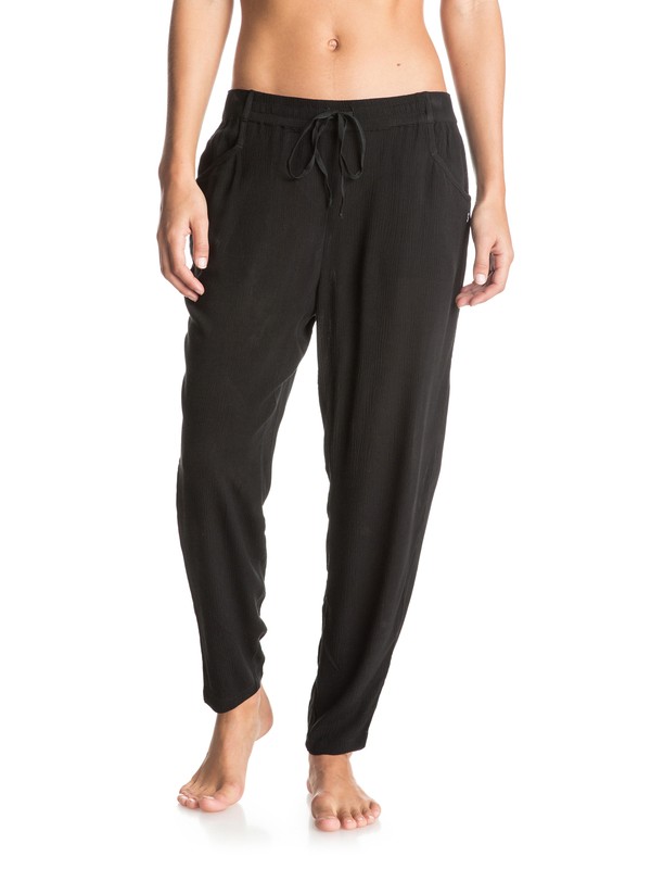 roxy, Electric Mile Printed Jogger Pants, TRUE BLACK (kvj0) 0 Electric Mile Printed Jogger Pants Black ERJNP03069 Roxy